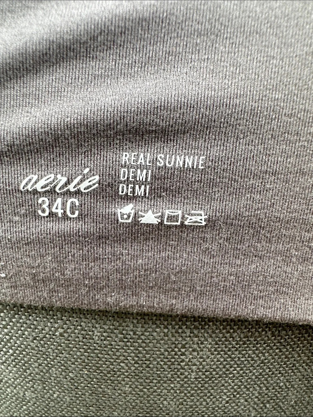 aerie Light Gray Padded T-Shirt Bra